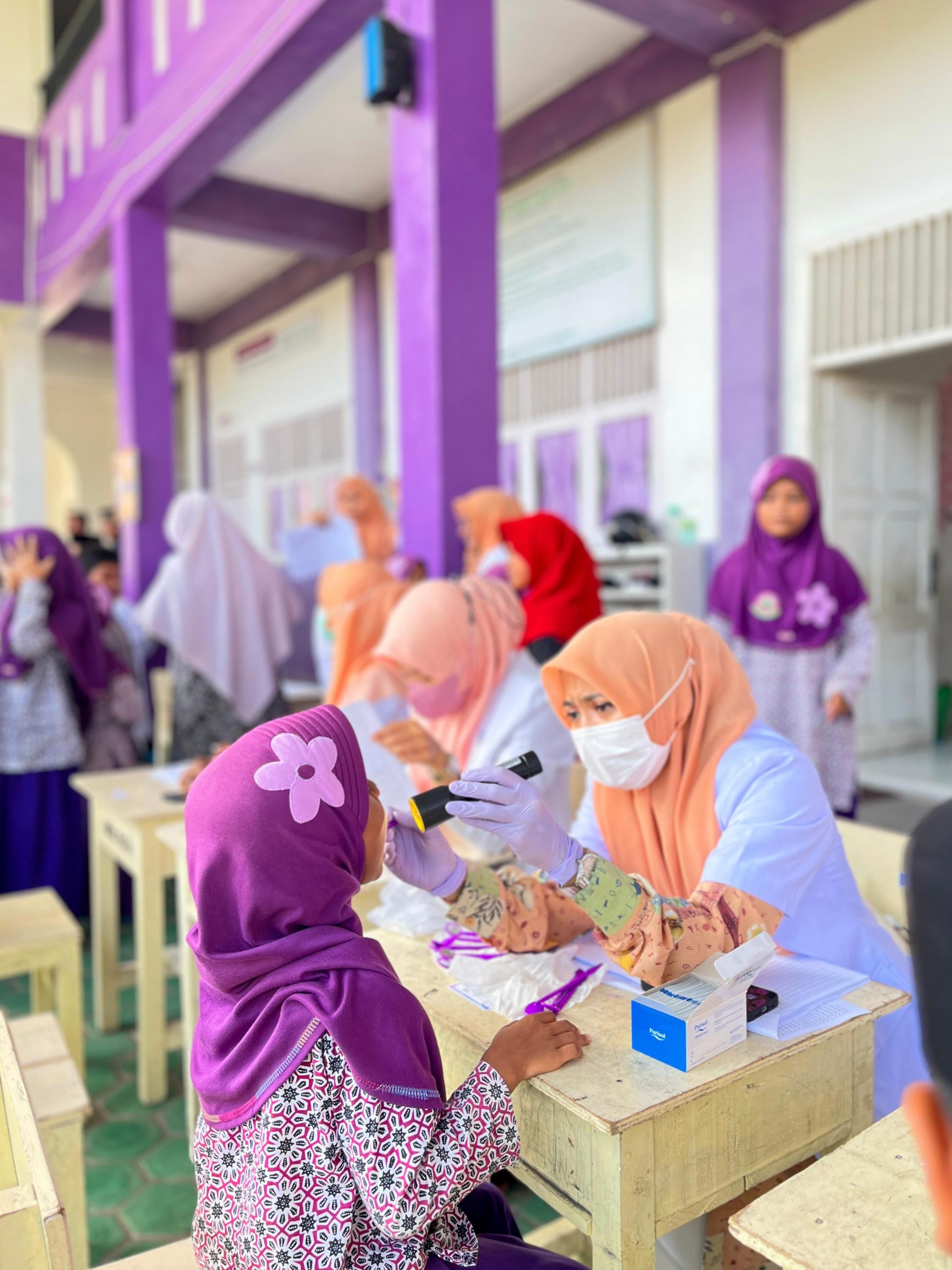 Skrining Kesehatan Murid SDIT Ibnu Mas ud
